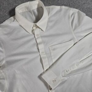 lululemon athletica White Casual Button-Down Shirt